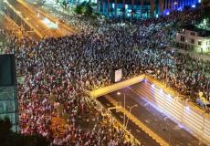 احتجاجات إسرائيلية كبيرة ضد حكومة نتنياهو
