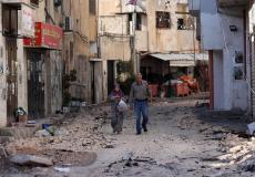 آثار العدوان الإسرائيلي على مدينة جنين