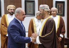 اشتية مع وزير الخارجية العماني