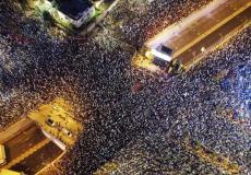 تجدد المظاهرات الإسرائيلية ضد حكومة نتنياهو / صورة من تقاطع كابلان في تل أبيب