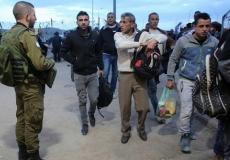 الشرطة الإسرائيلية تعتقل أكثر من 100 عامل فلسطيني