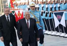 الرئيس عباس ونظيره التركي أردوغان