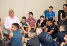 ابتسامات أطفال القدس تملأ أرجاء مقر الإقامة في طنجة