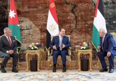 الرئيس عباس يشارك غدًا في قمة ثلاثة مصرية أردنية فلسطينية / ارشيف