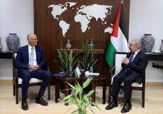 تفاصيل لقاء اشتية مع المدير الإقليمي للبنك الدولي في فلسطين
