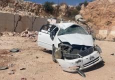 مصرع مواطنة جراء انقلاب مركبة كان يقودها طفل في الخليل