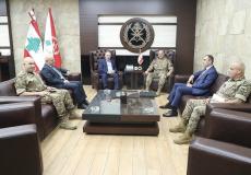 لقاء السفير دبور مع قائد الجيش اللبناني
