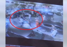 فيديو مقتل بدر قرب مطعم ماكدونالدز في الدار البيضاء