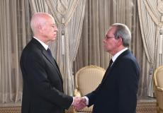 أحمد الحشاني مع الرئيس التونسي