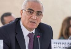 إبراهيم خريشة مندوب فلسطين لدى مجلس حقوق الإنسان