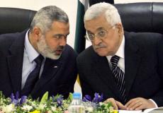 الرئيس محمود عباس واسماعيل هنية