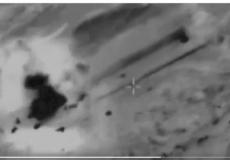 لحظة الانفجار شرق غزة