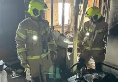 إصابة حرجة إثر اندلاع حريق داخل منزل سكني في النقب