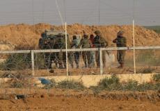 الجيش الإسرائيلي على حدود عزة