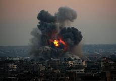 من القصف الإسرائيلي على غزة - أرشيف