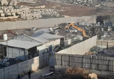من عمليات الهدم شرق مدينة القدس