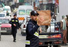 شرطة المرور بغزة - أرشيف