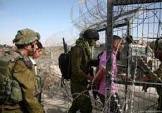 الاحتلال يعتقل (18) فلسطينيا من قطاع غزة خلال شهر أغسطس