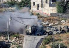 إنفجار عبوة في غحدى مركبات الجيش الإسرائيلي بالضفة