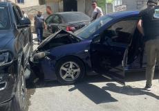 حادث سير بين مركبة غير قانونية وإحدى سيارات موكب رئيس الوزراء