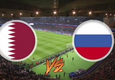 التعادل الإيجابي يسيطر على مباراة قطر وروسيا اليوم