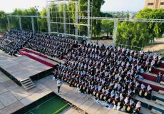 غزة - جامعة الأقصى تختم البروفات التدريبية لحفل التخرج