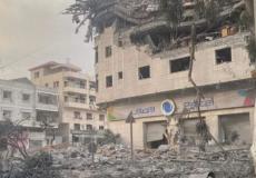 قصف مقر شركة الاتصالات في غزة