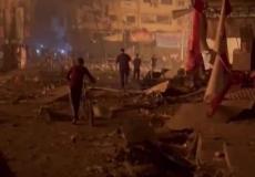 شهداء وإصابات في قصف سوق النصيرات وسط قطاع غزة