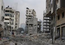 من آثار الدمار على غزة باليوم الرابع للعدوان