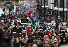 تظاهرات في دول أوروبية تضامنا مع غزة