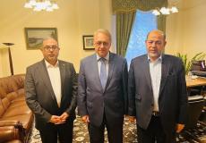 لقاء وفد حركة حماس في موسكو بشأن العدوان على غزة