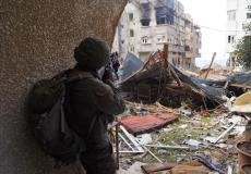 تدمير مكتب المخابرات العسكرية لحماس في غزة