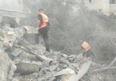 انتشال عائلة ألمانية قتلت في غارة إسرائيلية على غزة