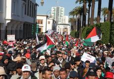 تنظيم 135 مظاهرة في 69 مدينة في المغرب دعما لـ غزة