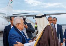 الرئيس عباس يصل قطر