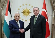 تفاصيل اجتماع الرئيس عباس مع نظيره التركي في أنقرة