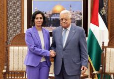 الرئيس عباس- لا يمكن العمل مع مخططات إسرائيل في فصل غزة
