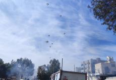 الجيش الأردني ينفذ 3 إنزلات جوية شمال قطاع غزة