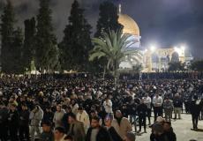 رمضان 2024 - 90 ألف مصل يؤدون صلاتي العشاء والتراويح في المسجد الأقصى