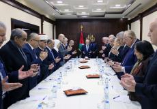 تفاصيل اجتماع الرئيس عباس مع اشتية ووزراء حكومة تسيير الأعمال