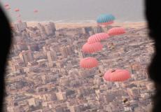 الأردن ينفذ 6 إنزلات جوية شمال غزة بمشاركة دولية