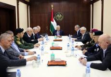 الرئيس عباس يجتمع مع قادة الأجهزة الأمنية