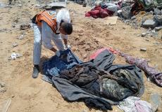 انتشال 18 جثة شهيد في خانيونس جنوب قطاع غزة