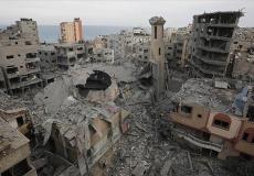 أوقاف غزة تكشف حصيلة تدمير المساجد والمقابر والكنائس 
