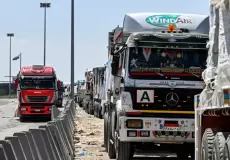 قوافل الإغاثة المصرية تتدفق إلى غزة