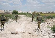 غزة - الجيش الإسرائيلي يشق شارعا ضخما بين جباليا وبيت حانون