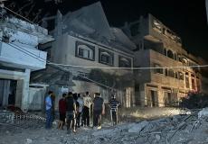 غزة - 5 شهداء في قصف استهدف منزلا لعائلة مهنا