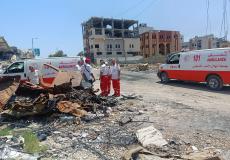 غزة – توقف مركبات إسعاف عن العمل بسبب نفاد الوقود