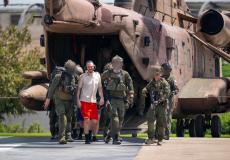 جانب من تحرير 4 أسرى إسرائيليين من مخيم النصيرات