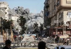 غزة - الجيش الإسرائيلي قصف النصيرات 63 مرة خلال أسبوع